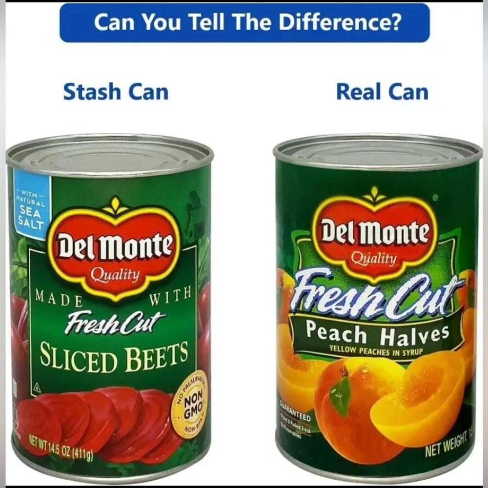 Discreet Diversion Safe Veggie Beet Can for Your Valuables!